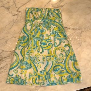 Lilly Pulitzer VINTAGE strapless dress